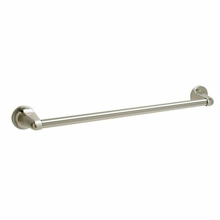 PAMEX Seal Beach Collection 24in Towel Bar Set Satin Nickel Finish BC5SN13824